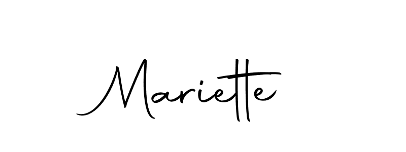 Also we have Mariette name is the best signature style. Create professional handwritten signature collection using Autography-DOLnW autograph style. Mariette signature style 10 images and pictures png