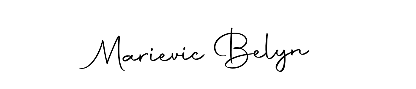 Similarly Autography-DOLnW is the best handwritten signature design. Signature creator online .You can use it as an online autograph creator for name Marievic Belyn. Marievic Belyn signature style 10 images and pictures png