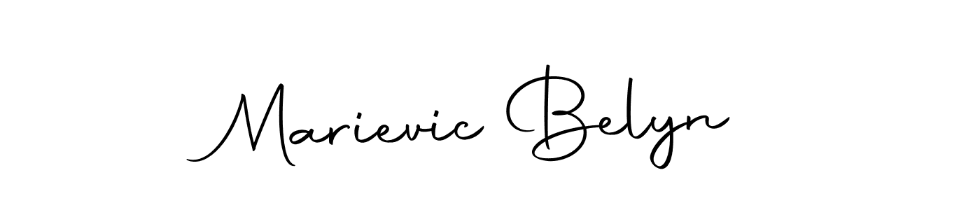 Similarly Autography-DOLnW is the best handwritten signature design. Signature creator online .You can use it as an online autograph creator for name Marievic Belyn. Marievic Belyn signature style 10 images and pictures png