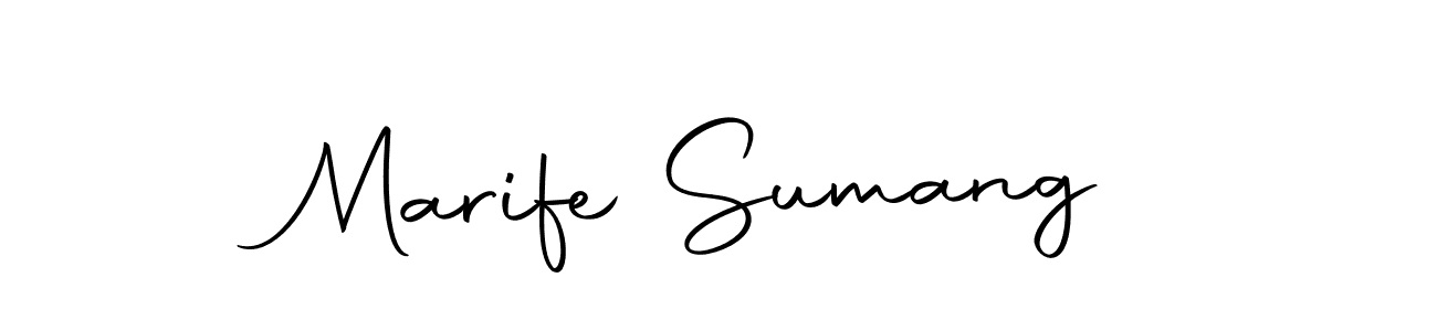 You can use this online signature creator to create a handwritten signature for the name Marife Sumang. This is the best online autograph maker. Marife Sumang signature style 10 images and pictures png