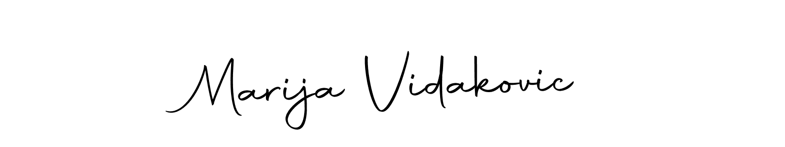 You can use this online signature creator to create a handwritten signature for the name Marija Vidakovic. This is the best online autograph maker. Marija Vidakovic signature style 10 images and pictures png