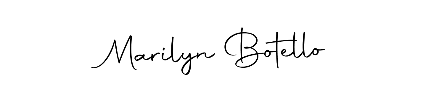 Design your own signature with our free online signature maker. With this signature software, you can create a handwritten (Autography-DOLnW) signature for name Marilyn Botello. Marilyn Botello signature style 10 images and pictures png