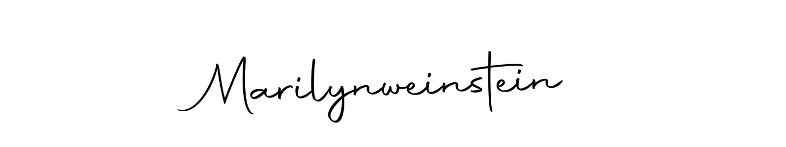 Autography-DOLnW is a professional signature style that is perfect for those who want to add a touch of class to their signature. It is also a great choice for those who want to make their signature more unique. Get Marilynweinstein name to fancy signature for free. Marilynweinstein signature style 10 images and pictures png