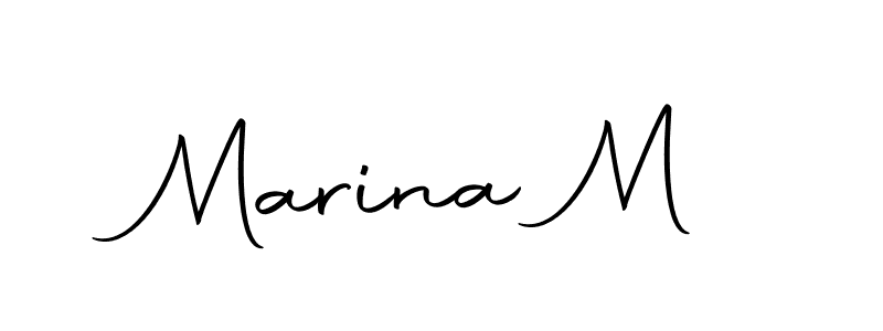 This is the best signature style for the Marina M name. Also you like these signature font (Autography-DOLnW). Mix name signature. Marina M signature style 10 images and pictures png