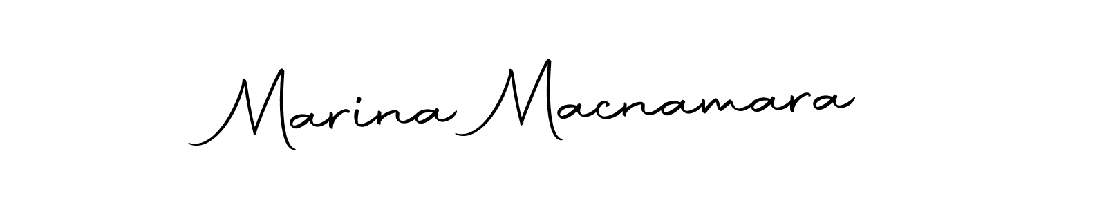 Use a signature maker to create a handwritten signature online. With this signature software, you can design (Autography-DOLnW) your own signature for name Marina Macnamara. Marina Macnamara signature style 10 images and pictures png
