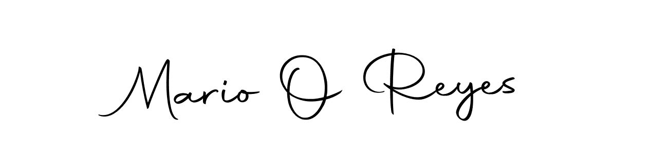 Make a beautiful signature design for name Mario O Reyes. With this signature (Autography-DOLnW) style, you can create a handwritten signature for free. Mario O Reyes signature style 10 images and pictures png