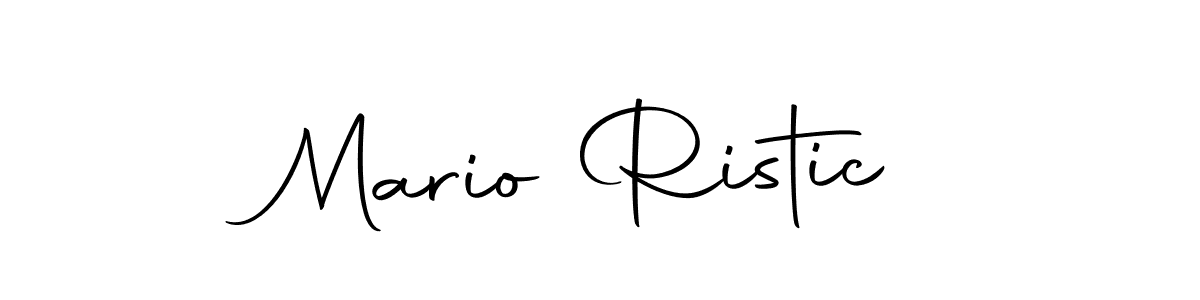 Make a beautiful signature design for name Mario Ristic. With this signature (Autography-DOLnW) style, you can create a handwritten signature for free. Mario Ristic signature style 10 images and pictures png