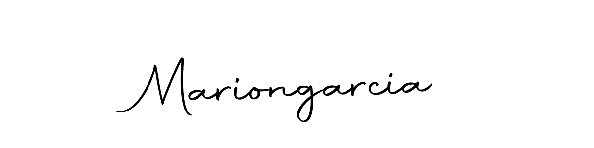You should practise on your own different ways (Autography-DOLnW) to write your name (Mariongarcia) in signature. don't let someone else do it for you. Mariongarcia signature style 10 images and pictures png