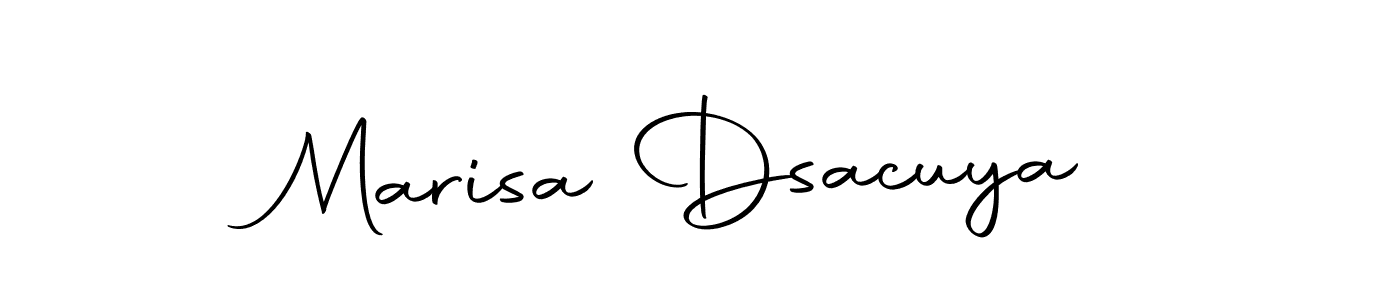 It looks lik you need a new signature style for name Marisa Dsacuya. Design unique handwritten (Autography-DOLnW) signature with our free signature maker in just a few clicks. Marisa Dsacuya signature style 10 images and pictures png