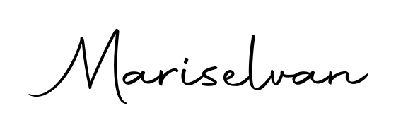 Elevate your brand with a stunning Mariselvan eSignature. The Autography-DOLnW style provides a balanced, flowing aesthetic for everyday signing. Mariselvan signature style 10 images and pictures png