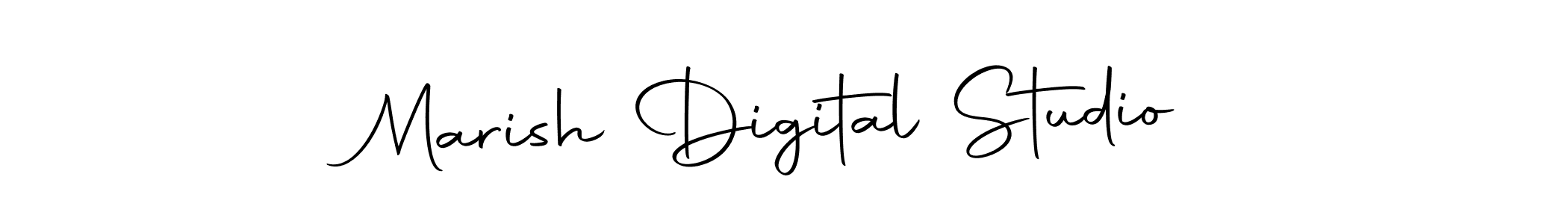 The best way (Autography-DOLnW) to make a short signature is to pick only two or three words in your name. The name Marish Digital Studio include a total of six letters. For converting this name. Marish Digital Studio signature style 10 images and pictures png