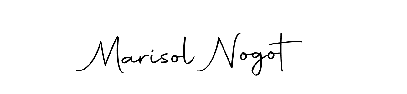 The best way (Autography-DOLnW) to make a short signature is to pick only two or three words in your name. The name Marisol Nogot include a total of six letters. For converting this name. Marisol Nogot signature style 10 images and pictures png