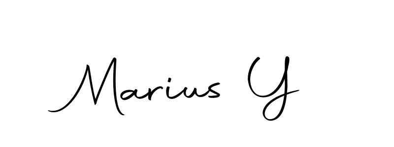 Create a beautiful signature design for name Marius Y. With this signature (Autography-DOLnW) fonts, you can make a handwritten signature for free. Marius Y signature style 10 images and pictures png