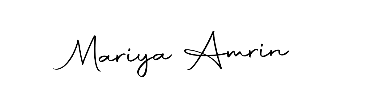 How to make Mariya Amrin signature? Autography-DOLnW is a professional autograph style. Create handwritten signature for Mariya Amrin name. Mariya Amrin signature style 10 images and pictures png