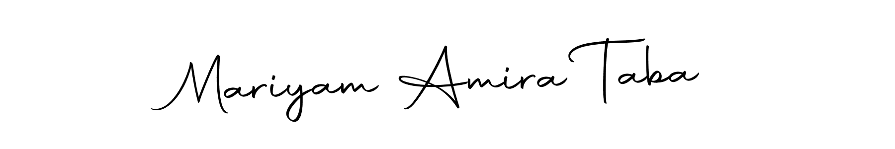 Also You can easily find your signature by using the search form. We will create Mariyam Amira Taba name handwritten signature images for you free of cost using Autography-DOLnW sign style. Mariyam Amira Taba signature style 10 images and pictures png