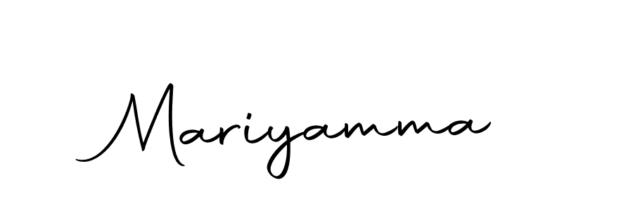 Make a beautiful signature design for name Mariyamma. With this signature (Autography-DOLnW) style, you can create a handwritten signature for free. Mariyamma signature style 10 images and pictures png