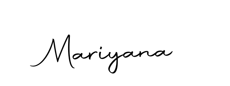 You should practise on your own different ways (Autography-DOLnW) to write your name (Mariyana) in signature. don't let someone else do it for you. Mariyana signature style 10 images and pictures png