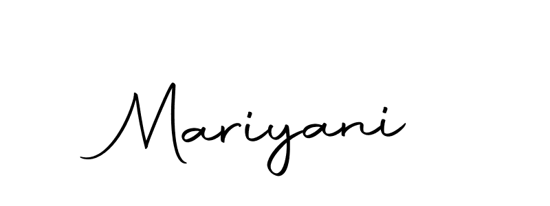 Also we have Mariyani name is the best signature style. Create professional handwritten signature collection using Autography-DOLnW autograph style. Mariyani signature style 10 images and pictures png