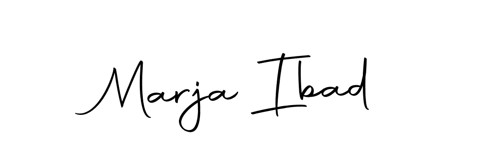 Autography-DOLnW is a professional signature style that is perfect for those who want to add a touch of class to their signature. It is also a great choice for those who want to make their signature more unique. Get Marja Ibad name to fancy signature for free. Marja Ibad signature style 10 images and pictures png
