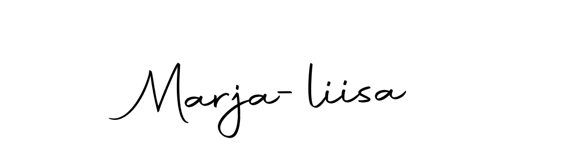Also we have Marja-liisa name is the best signature style. Create professional handwritten signature collection using Autography-DOLnW autograph style. Marja-liisa signature style 10 images and pictures png