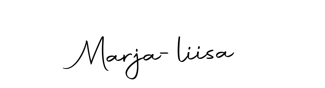 Marja-liisa stylish signature style. Best Handwritten Sign (Autography-DOLnW) for my name. Handwritten Signature Collection Ideas for my name Marja-liisa. Marja-liisa signature style 10 images and pictures png