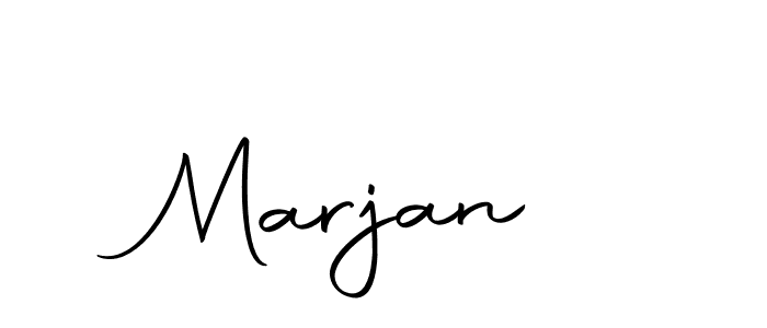 Create a beautiful signature design for name Marjan . With this signature (Autography-DOLnW) fonts, you can make a handwritten signature for free. Marjan  signature style 10 images and pictures png