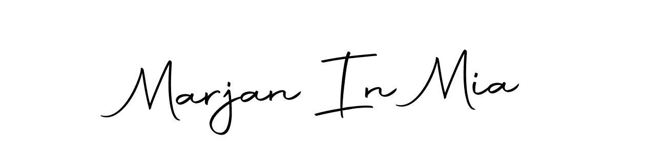 Check out images of Autograph of Marjan In Mia name. Actor Marjan In Mia Signature Style. Autography-DOLnW is a professional sign style online. Marjan In Mia signature style 10 images and pictures png
