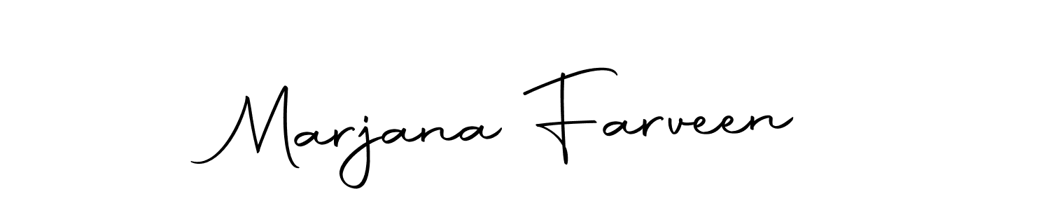 This is the best signature style for the Marjana Farveen name. Also you like these signature font (Autography-DOLnW). Mix name signature. Marjana Farveen signature style 10 images and pictures png