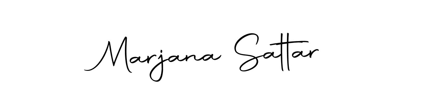 Also we have Marjana Sattar name is the best signature style. Create professional handwritten signature collection using Autography-DOLnW autograph style. Marjana Sattar signature style 10 images and pictures png