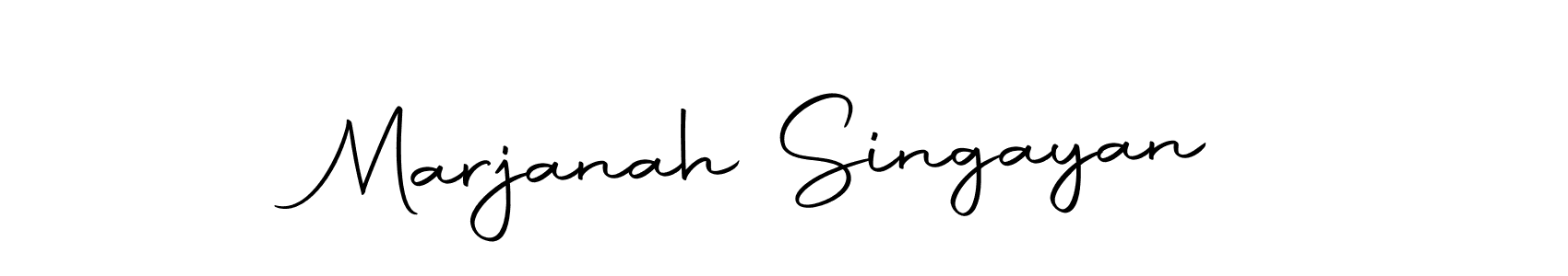 How to Draw Marjanah Singayan signature style? Autography-DOLnW is a latest design signature styles for name Marjanah Singayan. Marjanah Singayan signature style 10 images and pictures png