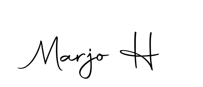 Similarly Autography-DOLnW is the best handwritten signature design. Signature creator online .You can use it as an online autograph creator for name Marjo H. Marjo H signature style 10 images and pictures png