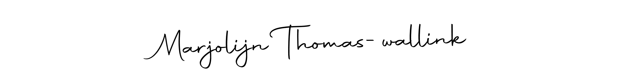 Design your own signature with our free online signature maker. With this signature software, you can create a handwritten (Autography-DOLnW) signature for name Marjolijn Thomas-wallink. Marjolijn Thomas-wallink signature style 10 images and pictures png