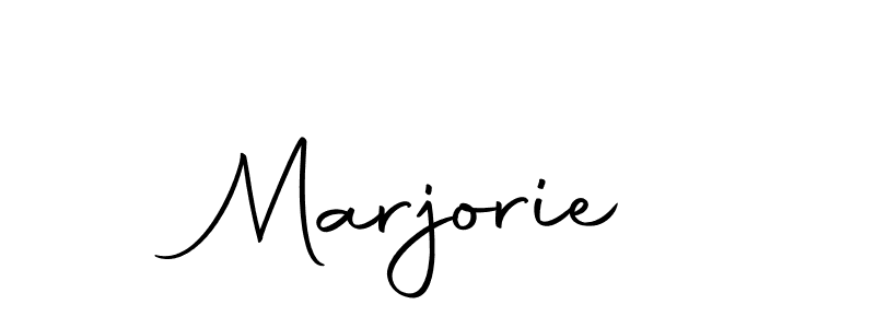 Make a beautiful signature design for name Marjorie. With this signature (Autography-DOLnW) style, you can create a handwritten signature for free. Marjorie signature style 10 images and pictures png