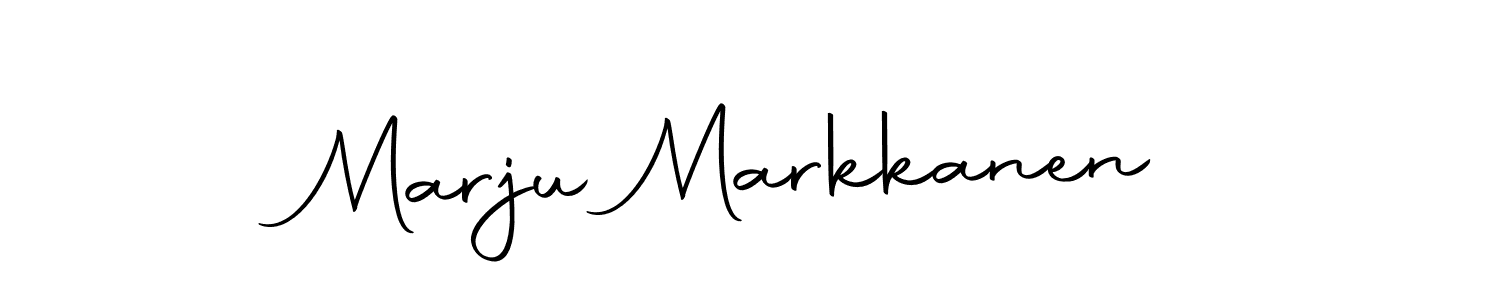 Also we have Marju Markkanen name is the best signature style. Create professional handwritten signature collection using Autography-DOLnW autograph style. Marju Markkanen signature style 10 images and pictures png