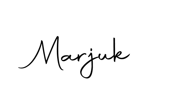 if you are searching for the best signature style for your name Marjuk. so please give up your signature search. here we have designed multiple signature styles  using Autography-DOLnW. Marjuk signature style 10 images and pictures png