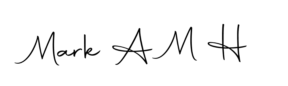 Here are the top 10 professional signature styles for the name Mark A M H. These are the best autograph styles you can use for your name. Mark A M H signature style 10 images and pictures png