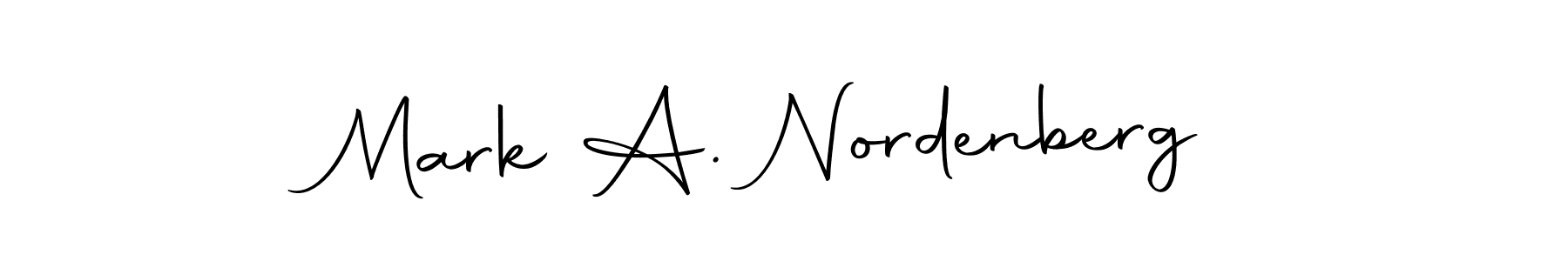 Mark A. Nordenberg stylish signature style. Best Handwritten Sign (Autography-DOLnW) for my name. Handwritten Signature Collection Ideas for my name Mark A. Nordenberg. Mark A. Nordenberg signature style 10 images and pictures png