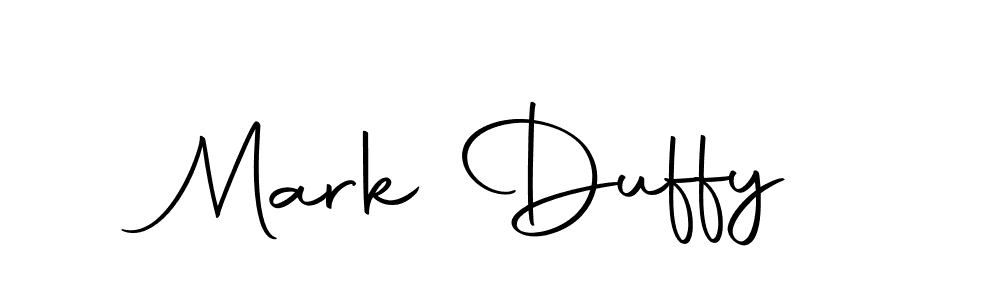How to make Mark Duffy name signature. Use Autography-DOLnW style for creating short signs online. This is the latest handwritten sign. Mark Duffy signature style 10 images and pictures png