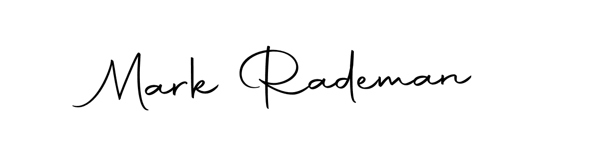 How to make Mark Rademan name signature. Use Autography-DOLnW style for creating short signs online. This is the latest handwritten sign. Mark Rademan signature style 10 images and pictures png