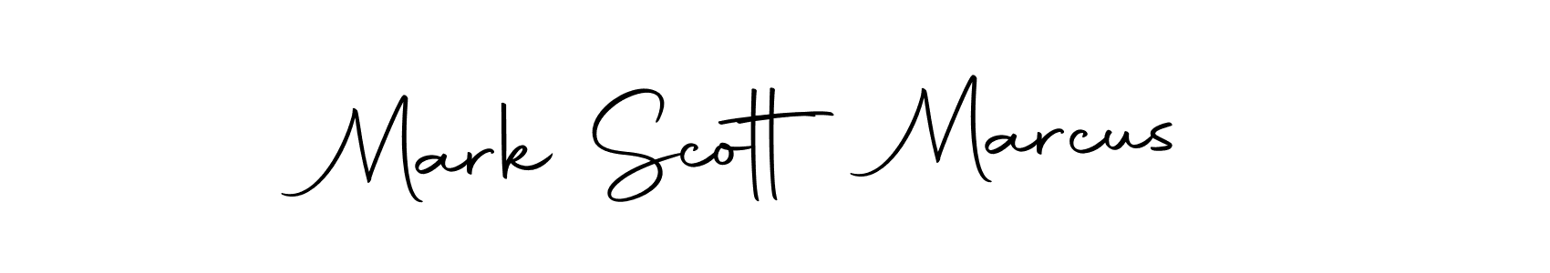 How to make Mark Scott Marcus name signature. Use Autography-DOLnW style for creating short signs online. This is the latest handwritten sign. Mark Scott Marcus signature style 10 images and pictures png