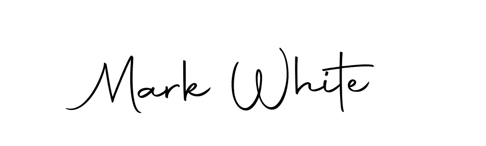 Design your own signature with our free online signature maker. With this signature software, you can create a handwritten (Autography-DOLnW) signature for name Mark White. Mark White signature style 10 images and pictures png