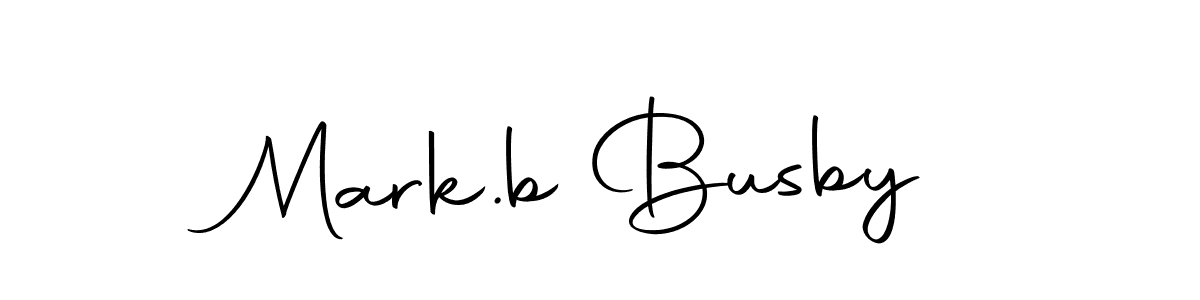 Also we have Mark.b Busby name is the best signature style. Create professional handwritten signature collection using Autography-DOLnW autograph style. Mark.b Busby signature style 10 images and pictures png