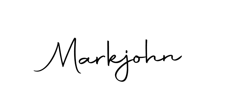 Design your own signature with our free online signature maker. With this signature software, you can create a handwritten (Autography-DOLnW) signature for name Markjohn. Markjohn signature style 10 images and pictures png