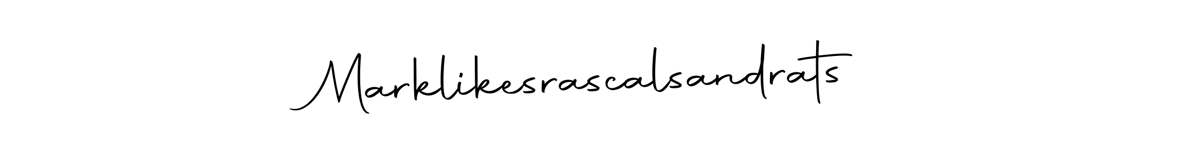 The best way (Autography-DOLnW) to make a short signature is to pick only two or three words in your name. The name Marklikesrascalsandrats include a total of six letters. For converting this name. Marklikesrascalsandrats signature style 10 images and pictures png