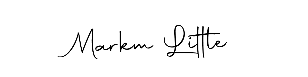 The best way (Autography-DOLnW) to make a short signature is to pick only two or three words in your name. The name Markm Little include a total of six letters. For converting this name. Markm Little signature style 10 images and pictures png