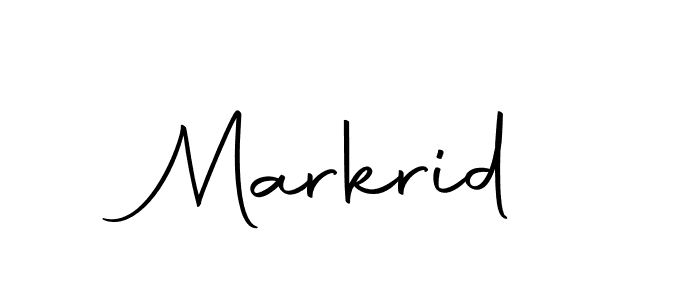 Create a beautiful signature design for name Markrid. With this signature (Autography-DOLnW) fonts, you can make a handwritten signature for free. Markrid signature style 10 images and pictures png