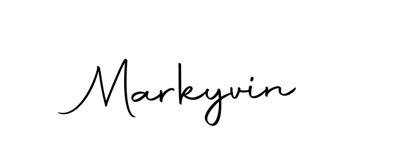 Create a beautiful signature design for name Markyvin. With this signature (Autography-DOLnW) fonts, you can make a handwritten signature for free. Markyvin signature style 10 images and pictures png