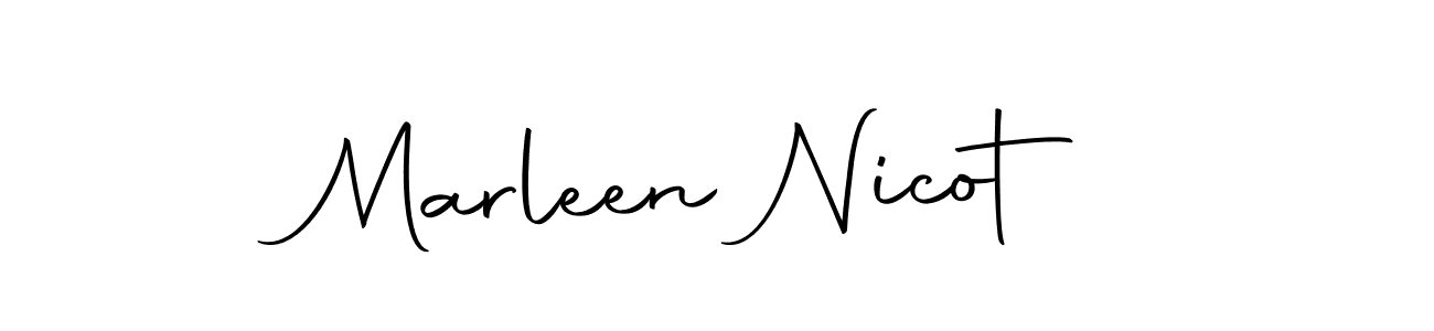 See photos of Marleen Nicot official signature by Spectra . Check more albums & portfolios. Read reviews & check more about Autography-DOLnW font. Marleen Nicot signature style 10 images and pictures png