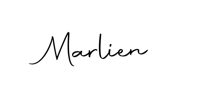 How to make Marlien name signature. Use Autography-DOLnW style for creating short signs online. This is the latest handwritten sign. Marlien signature style 10 images and pictures png