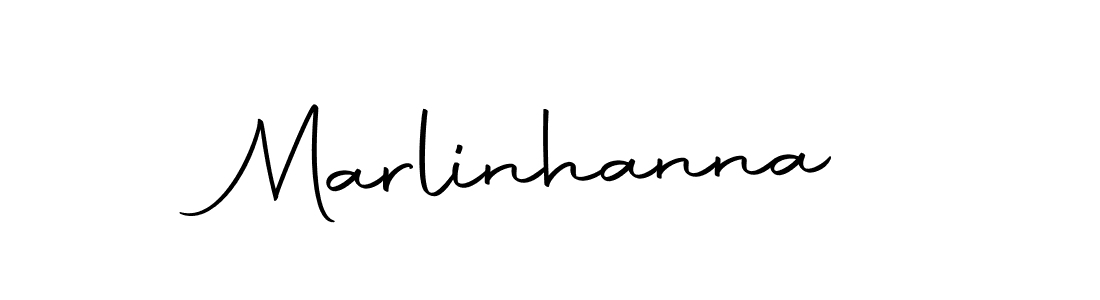 Design your own signature with our free online signature maker. With this signature software, you can create a handwritten (Autography-DOLnW) signature for name Marlinhanna. Marlinhanna signature style 10 images and pictures png